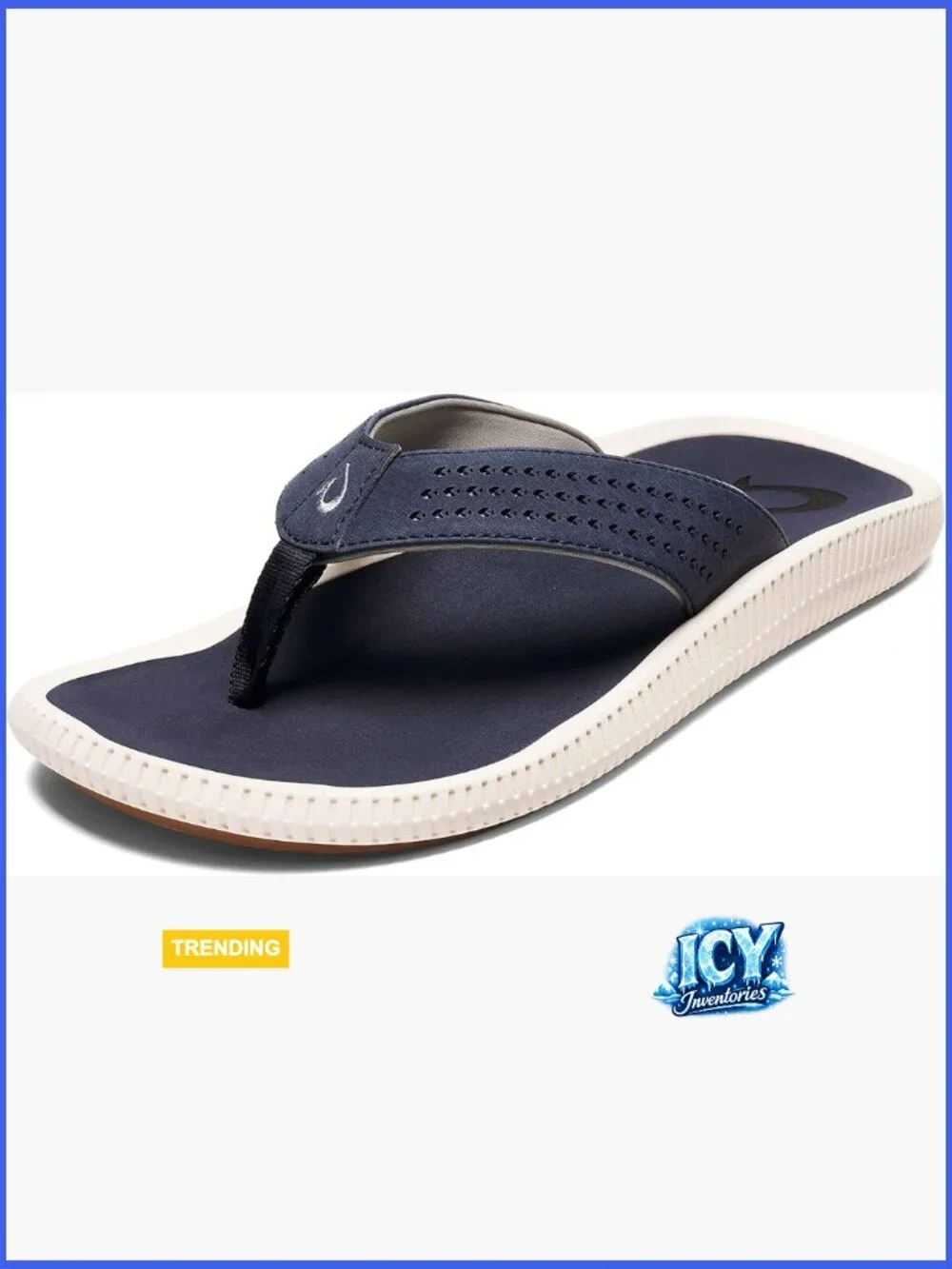 Water Resistant Flip Flops, Arch Support, Lightweight & Durable, Enhanced Grip